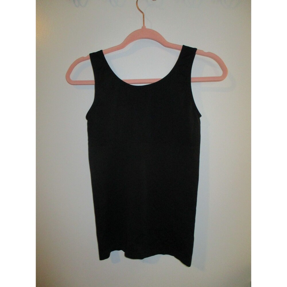Yummie by Heather Thomson Womens Sz L/XL Seamless 2-Way Shaping Tank Top Black - Picture 2 of 8